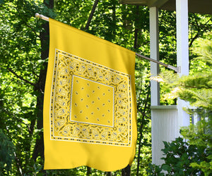 Sunflower Yellow Bandana Home and Garden Flags