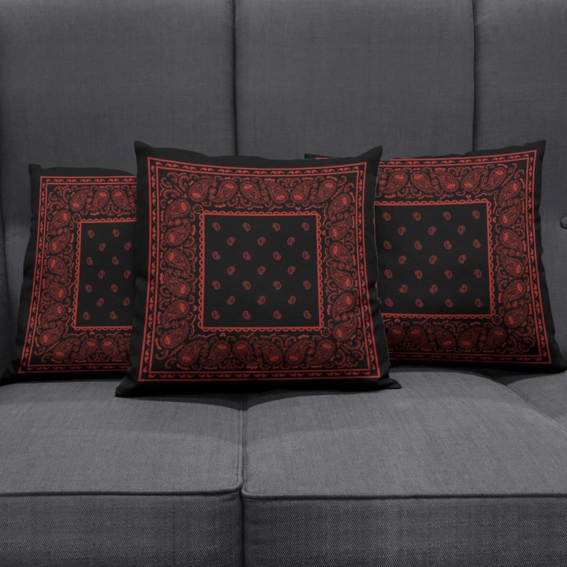 black accent pillows