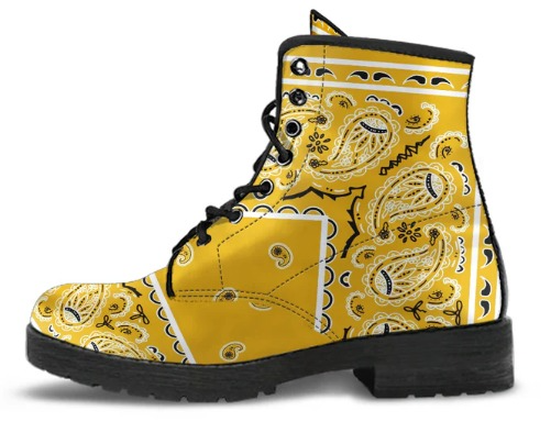 Leather Boots — Strong Style, Sharp Details, Bandana Attitude