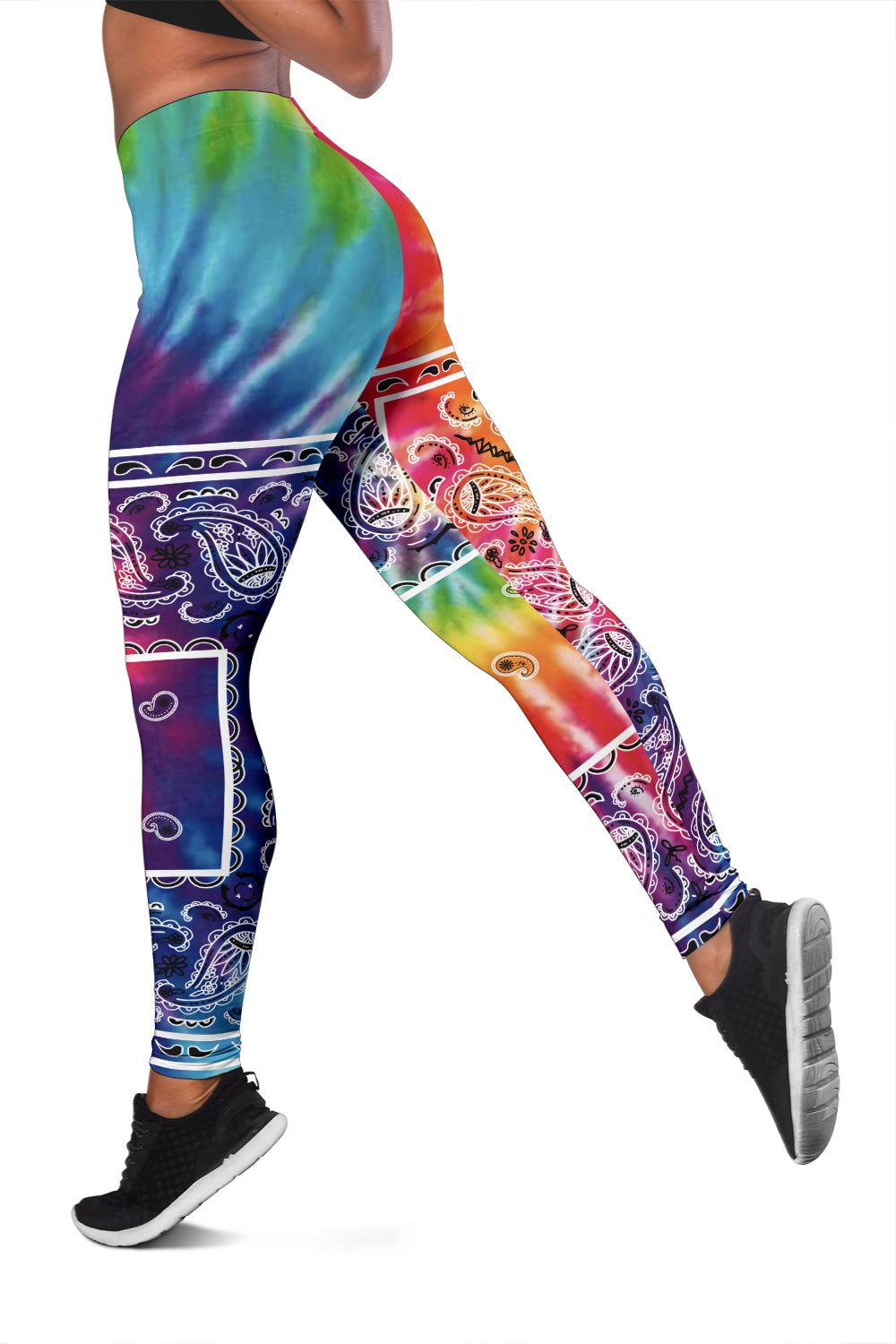 Women’s Bandana Leggings — Bold Paisley Prints for Active Comfort