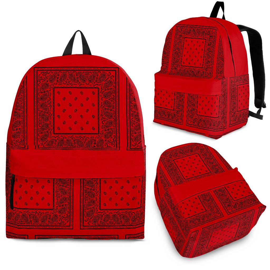 Bandana Backpacks — Bold Paisley Style for Everyday Carry