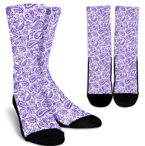 Bandana Socks — Bold Paisley Style for Everyday Comfort