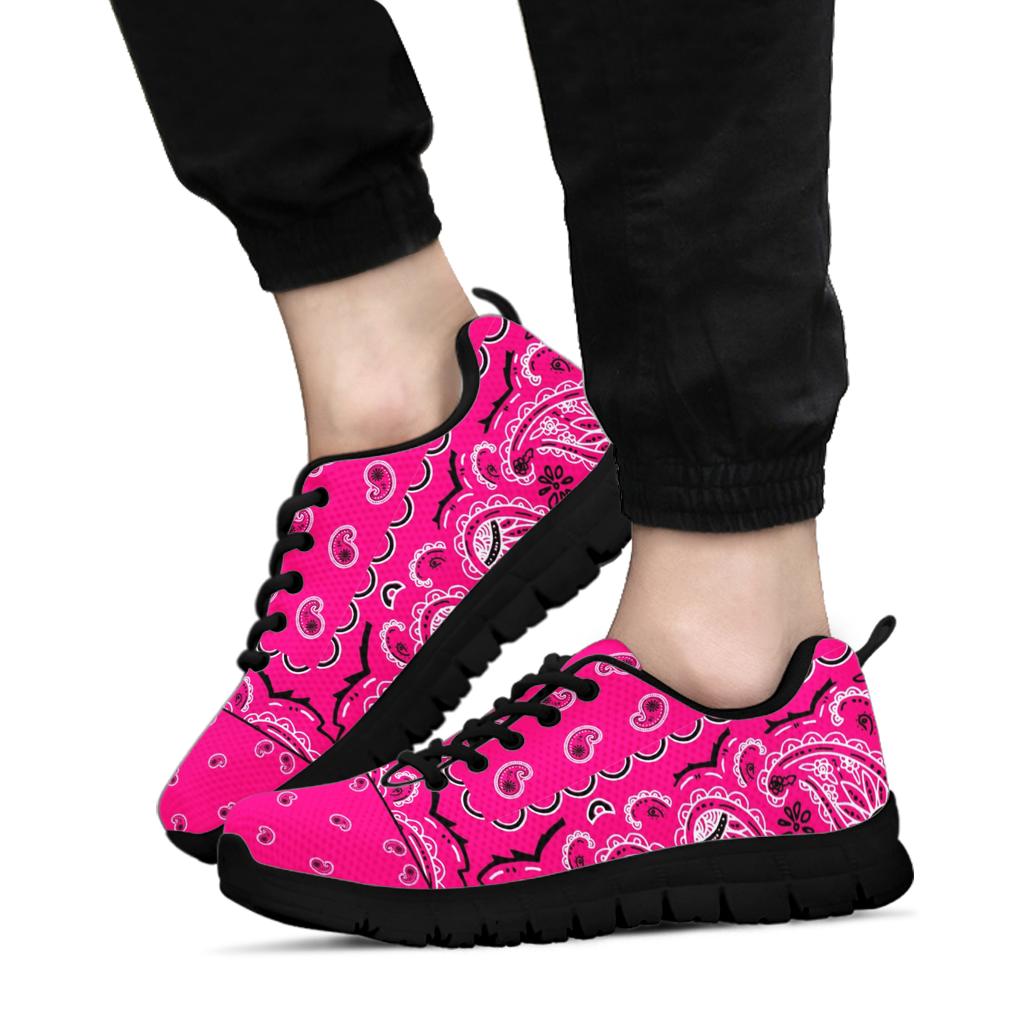 Low Top Sneaker - Abruptly Pink on Black