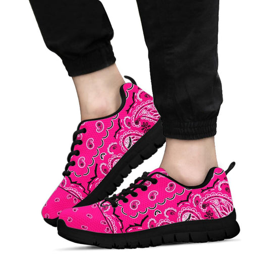 Low Top Sneaker - Abruptly Pink on Black