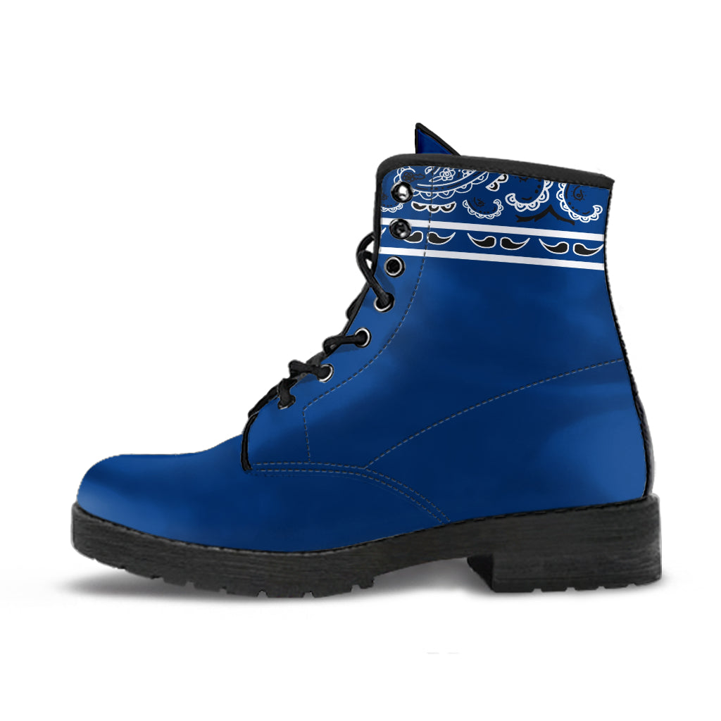 Bandana Navy Leather Bandana Boot