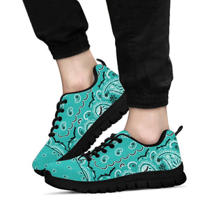 LowTop Sneaker - Sea Green on Black