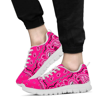 Low Top Sneaker - Abruptly Pink on White
