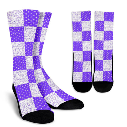Socks - Pink and Whte Kawaii Style Cats