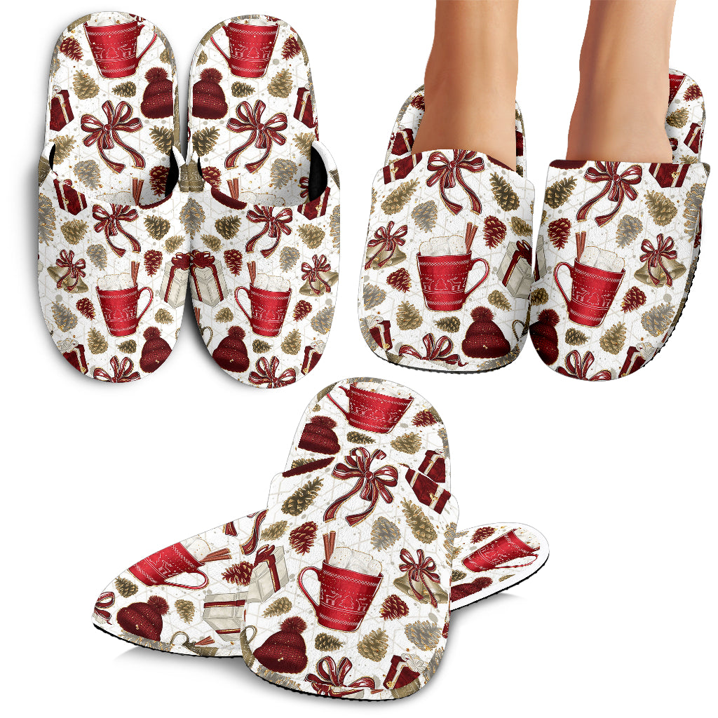 Christmas Slippers - Womens Gifts and Chocolate Slippers