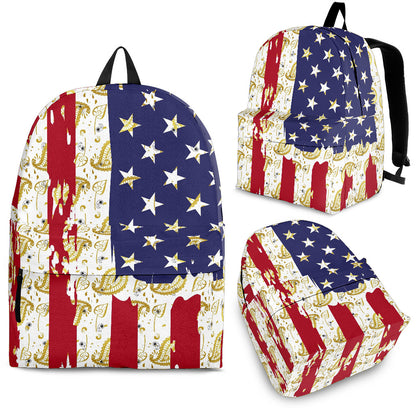American Flag Backpack