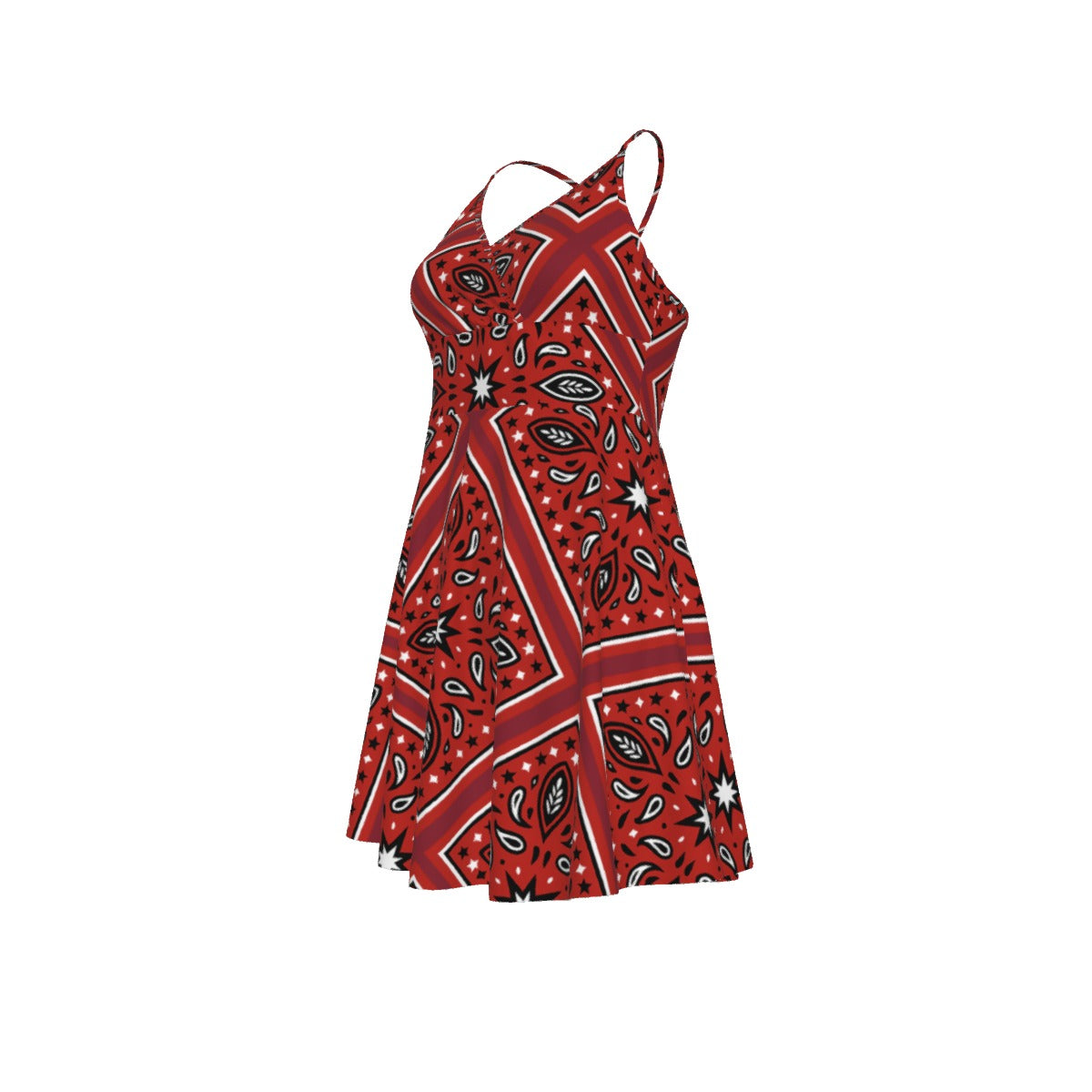 Women‘s Red Cross Cami Dress 3