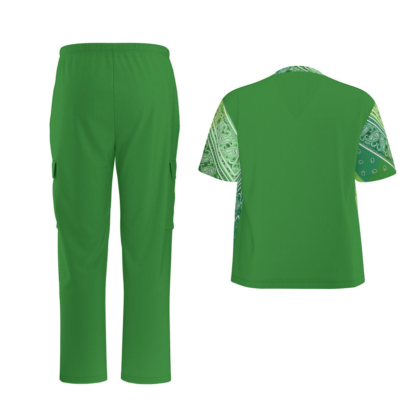 Scrubs - Shades of Green Bandana Scrubs w Bottoms