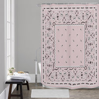 Shower Curtain - Light Pink OG Bandana 4 Sizes