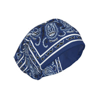 Navy Blue Classic Bandana BA Beanie