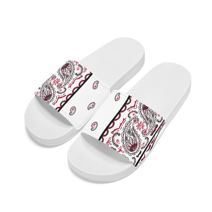 White OG Bandana Slides