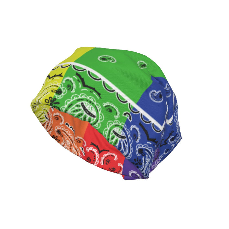 Rainbow Bold Classic Bandana BA Beanie