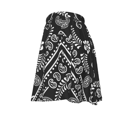 Black and White Sweetheart Skirt