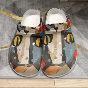 Women's Funky Cat Classic Clogs