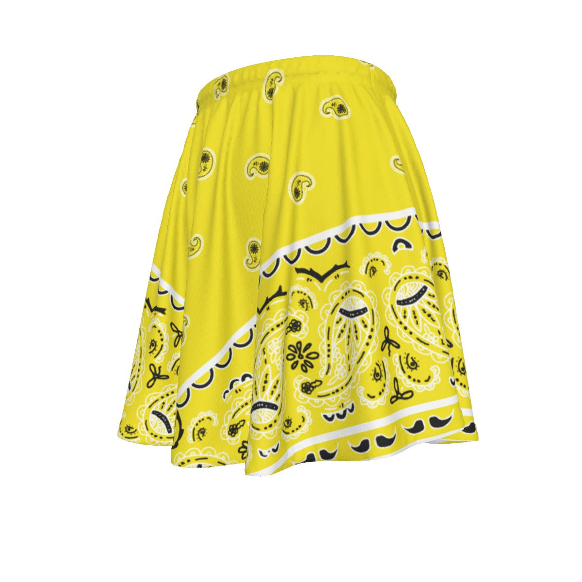 Bright Yellow Skirt with Original Bandana