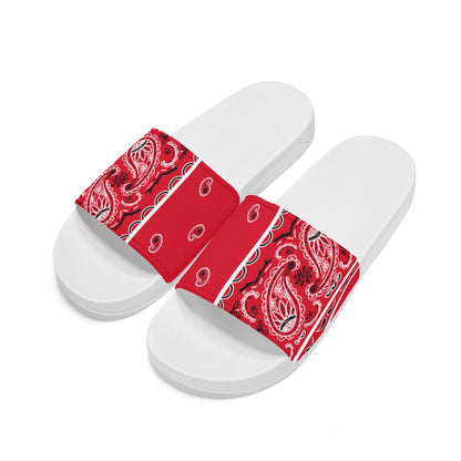 Red OG Bandana Unisex Slides