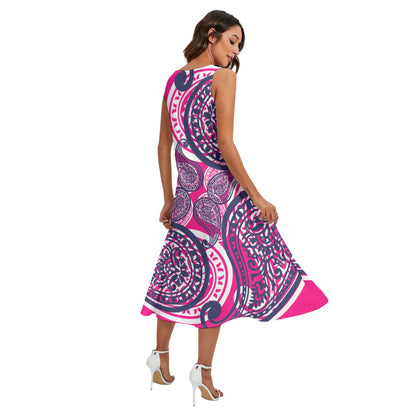 Bright Pink Women's Dress W/ Pockets