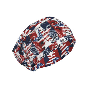 Red White Blue Star Classic Bandana BA Beanie