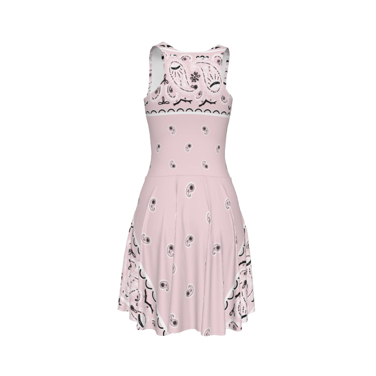 Sleeveless Bandana Dress - Pink