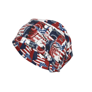 Red White Blue Star Classic Bandana BA Beanie