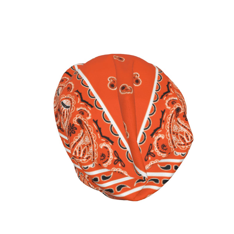 Bright Orange Classic Bandana BA Beanie