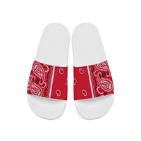 Women's Classic Red Bandana Slides