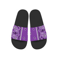 Women's Grape Bandana Slides