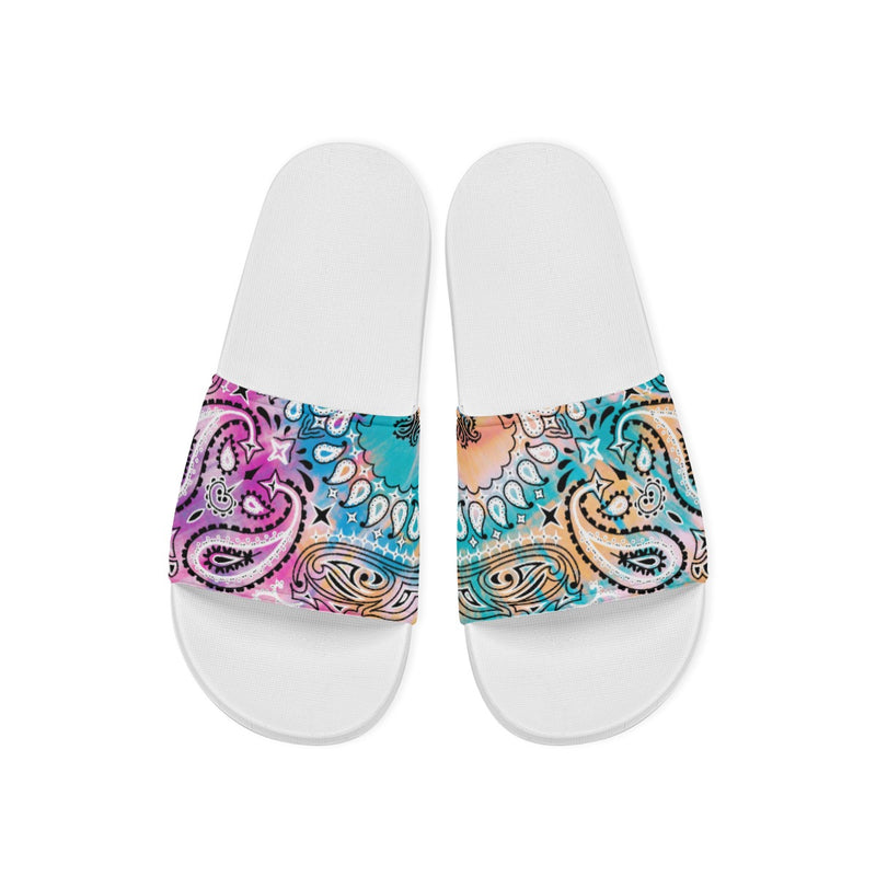 Women's Tye Dye Bandana Slides