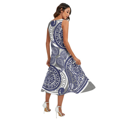 Gray Women's Dress W/ Pockets