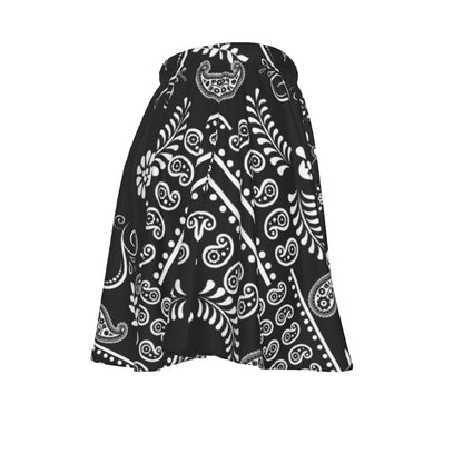 Black and White Sweetheart Skirt