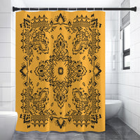 Shower Curtain - Orange Bandana 2 - 4 Sizes