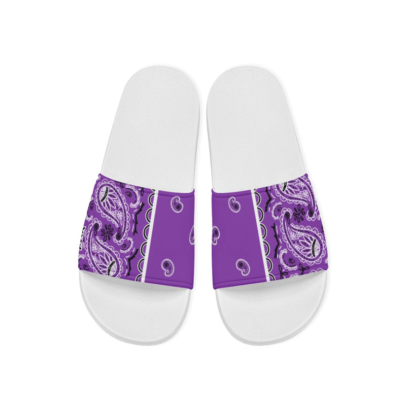 Women's Grape Bandana Slides