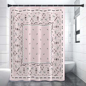 Shower Curtain - Light Pink OG Bandana 4 Sizes