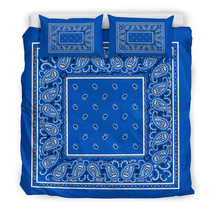 Duvet Set - Traditional Blue w Matching Shams