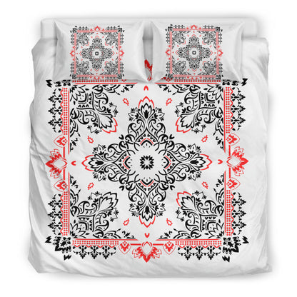 D2 Duvet Set - BR on White w Shams