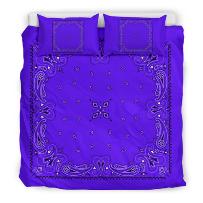 D3 Duvet Set - Traditional Violet Bandana w Shams
