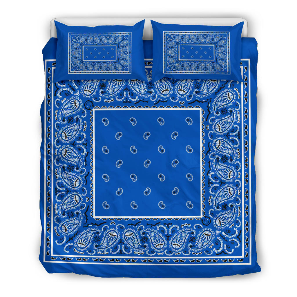 Duvet Set - Traditional Blue w Matching Shams