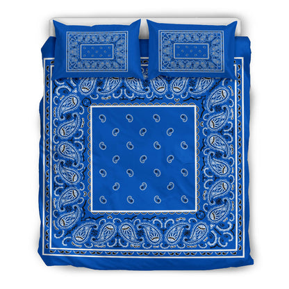 Duvet Set - Traditional Blue w Matching Shams