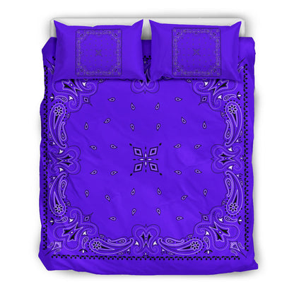 D3 Duvet Set - Traditional Violet Bandana w Shams