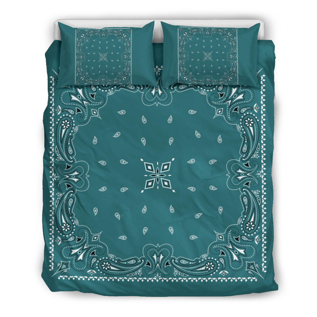 D3 Duvet Set - Traditional Pine Bandana w Shams