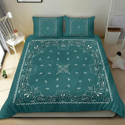 D3 Duvet Set - Traditional Pine Bandana w Shams