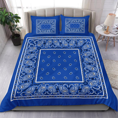 Duvet Set - Traditional Blue w Matching Shams