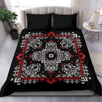 D2 Duvet Set - Black Bandana w Shams