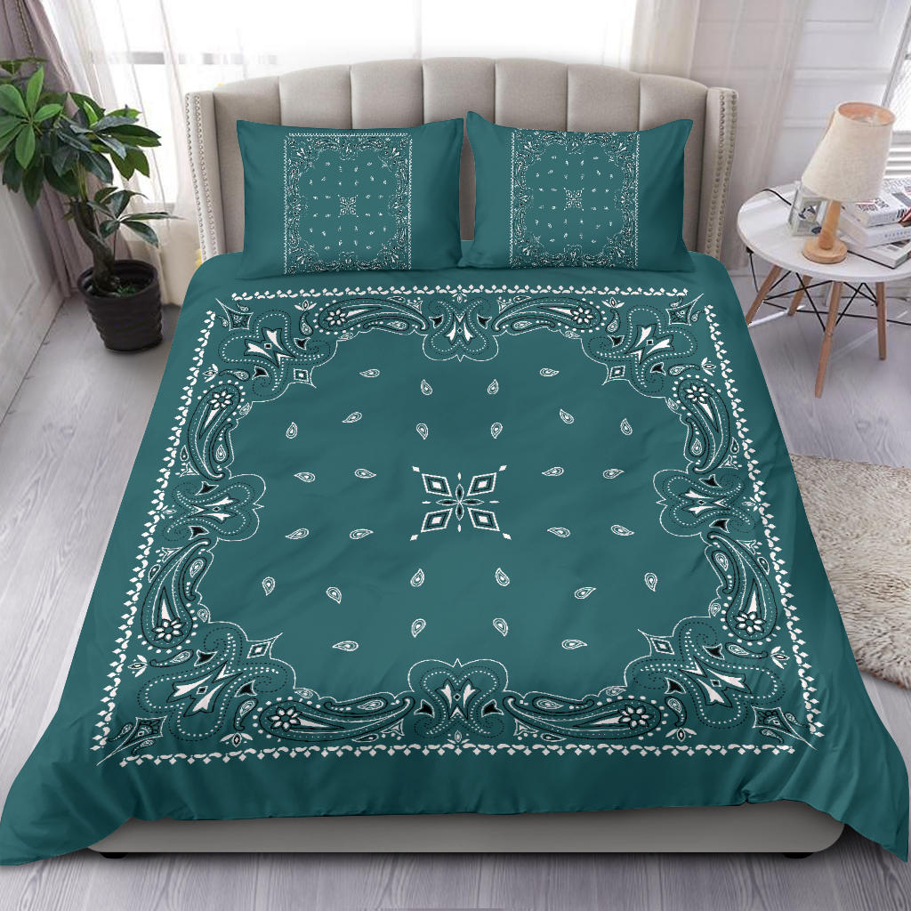 D3 Duvet Set - Traditional Pine Bandana w Shams