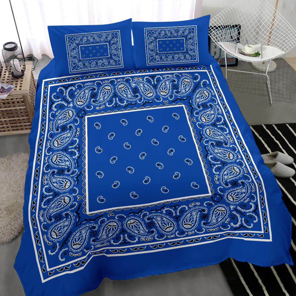 Duvet Set - Traditional Blue w Matching Shams