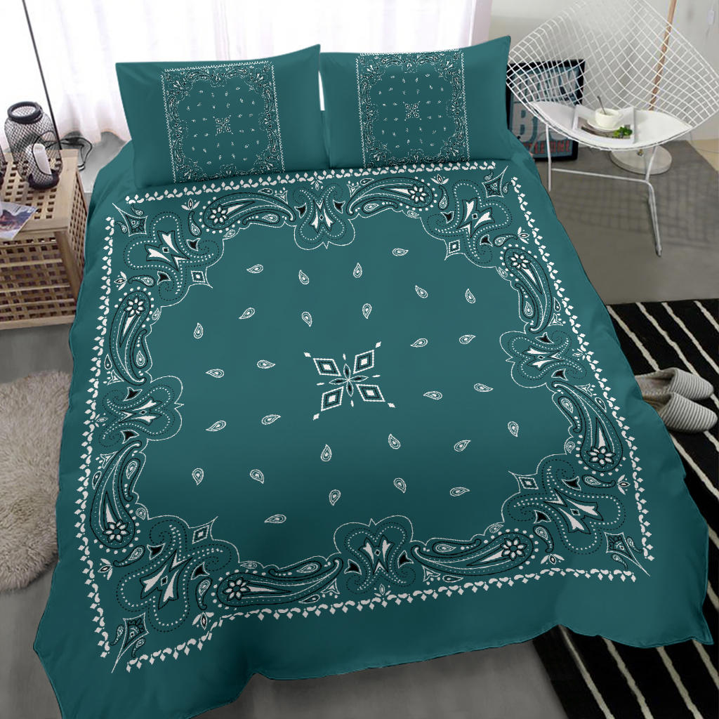 D3 Duvet Set - Traditional Pine Bandana w Shams
